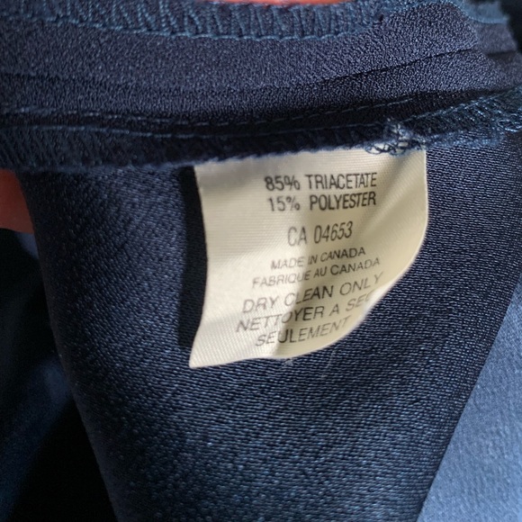 1980’s Does 50’s Navy Dress - Picture 6 of 6